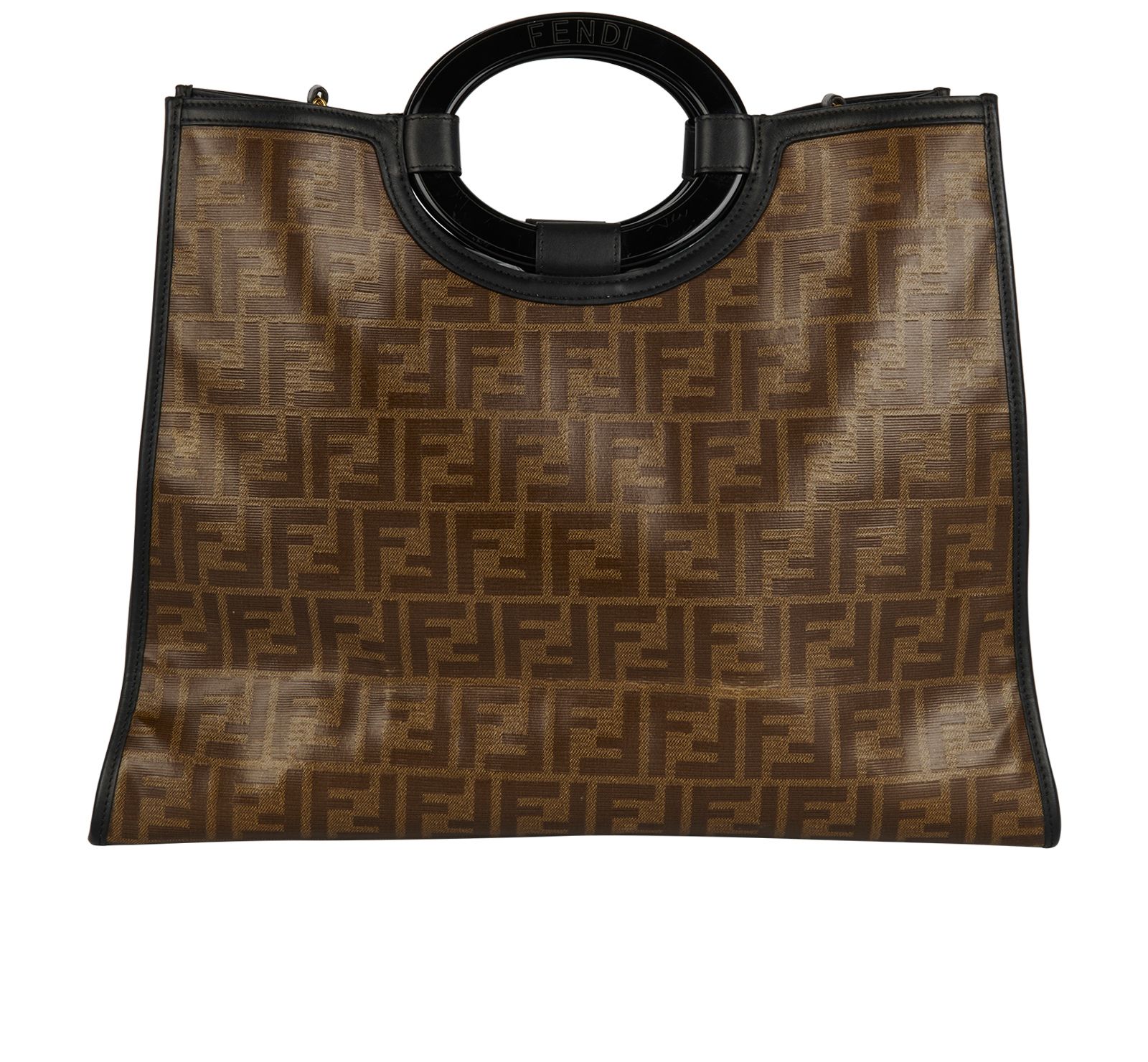 Fendi runaway sales shopper tote